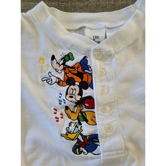 The Disney Store Mickey Mouse & Crew Men’s T-Shirt Size XXL White Goofy Pluto - Picture 2 of 6